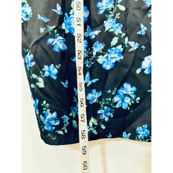 Majorelle Stellina Dress Floral Choker Neckline Backless Long Gown with Slit - Picture 7 of 14